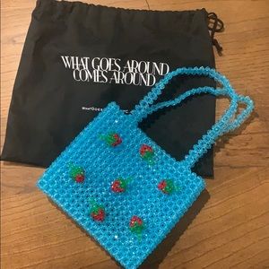 Susan Alexandra, vintage Strawberry bag blue